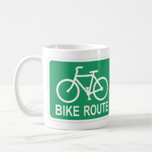 Sehr lustige Bike Route Unterschreiben Kaffee Cup Kaffeetasse