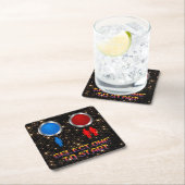 Sehr lustige Classic Arcade WÄHLEN SIE EINEN, UM Z Rechteckiger Pappuntersetzer (Vor Ort)