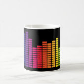 Sehr lustige Digital Graphic Equalizer Coffee Tass Kaffeetasse (Mittel)
