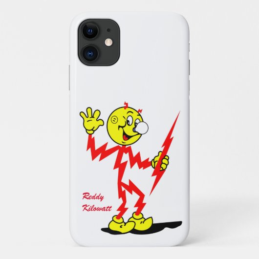 Sehr lustige Reddy Kilowatt iPhone Fall Case-Mate iPhone Hülle (Rückseite)