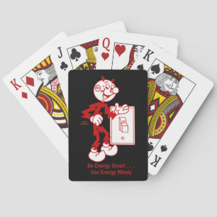 Sehr lustige Reddy Kilowatt Spielkarten