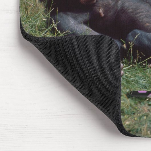 Sehr lustiger Bonobo-Affe Mousepad/Mousemat Mousepad (Ecke)