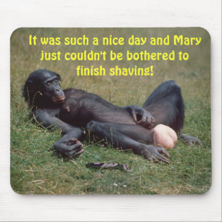 Sehr lustiger Bonobo-Affe Mousepad/Mousemat Mousepad
