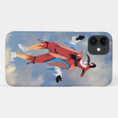 Sehr lustiger Clown Jester iPhone Case (Rückseite (Horizontal))