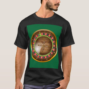 Sehr lustiger europäischer Roulette Wheel T - Shi T-Shirt