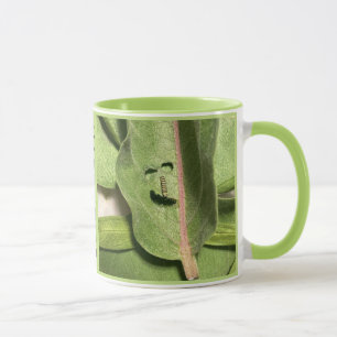 Sehr lustiger Monarch der Raupe Tasse