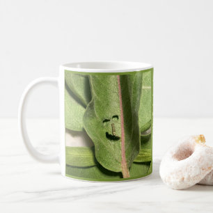 Sehr lustiger Monarch-Raupen-Kater Kaffeetasse