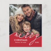 Sehr lustiger Spaß Script Weihnachten Foto (Vorderseite)