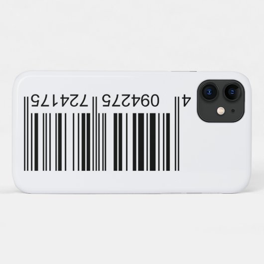 Sehr lustiger Strichcode Case-Mate iPhone Hülle (Rückseite (Horizontal))