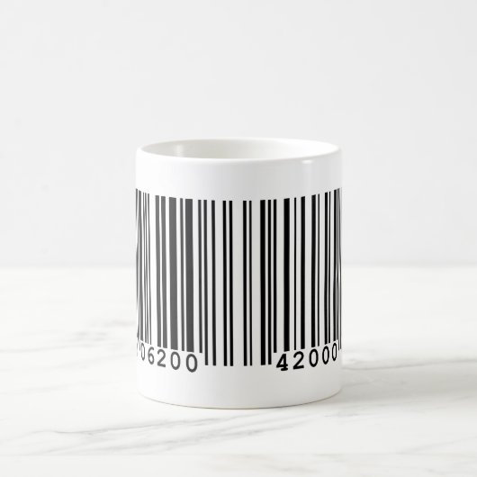 Sehr lustiger Strichcode Kaffeetasse (Mittel)