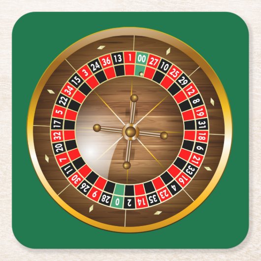 Sehr lustiges American Roulette Wheel Untersetzer (Vorderseite)