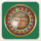 Sehr lustiges European Roulette Wheel Untersetzer  (Vorderseite)