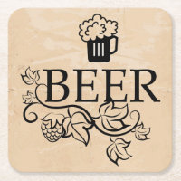 Sehr lustiges generisches Bier-Untersetzer-Set