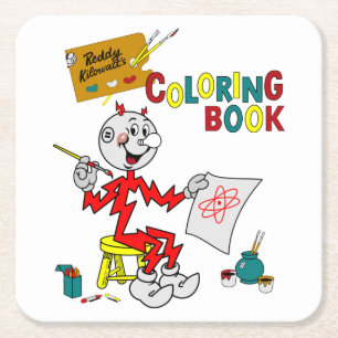 Sehr lustiges Kilowatt-Untersetzer-Set Rechteckiger Pappuntersetzer