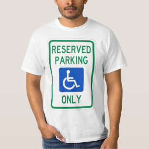 Sehr lustiges klassisches reserviertes Behinderten T-Shirt