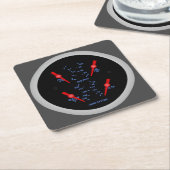 Sehr lustiges Quad Auto Meter System Untersetzer S (angewinkelt)