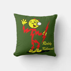 Sehr lustiges Reddy Kilowatt Kissen