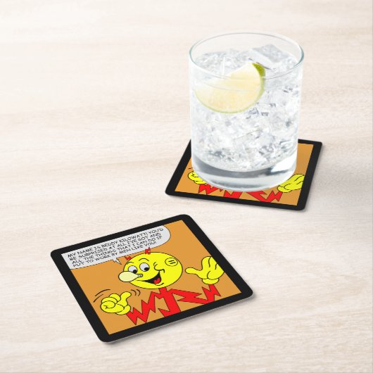 Sehr lustiges Reddy Kilowatt Untersetzer Set (Vor Ort)