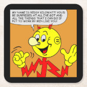 Sehr lustiges Reddy Kilowatt Untersetzer Set (Vorderseite)