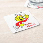 Sehr lustiges Reddy Kilowatt Untersetzer Set (angewinkelt)
