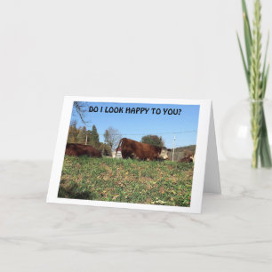 SEHR MAD "COW" SAGT UNGLAUBLICH, WEIL ICH "FEHLT D KARTE