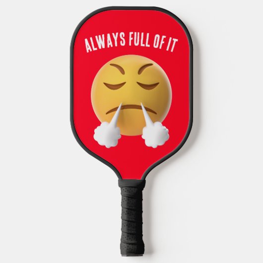 SEHR MAD EMOJI DESIGN PICKLEBALL PADDLE (Vorderseite)