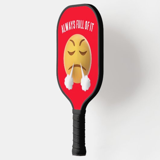 SEHR MAD EMOJI DESIGN PICKLEBALL PADDLE (Links)