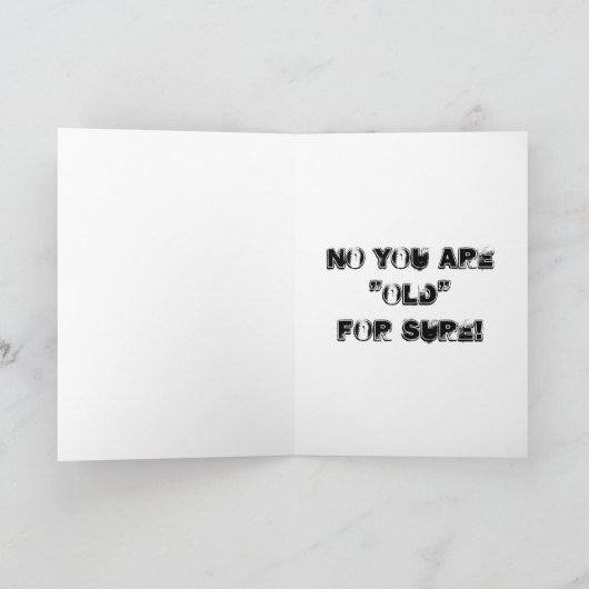 SEHR MAD SKELETON AUF "YOUR" ÜBER DEM HÜGEL GEBURT KARTE (Innenseite)