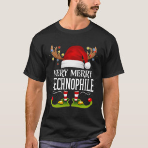 Sehr Merry X-Mas Technophile T-Shirt
