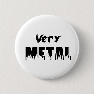 sehr Metallschwarzes Button
