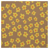 Sehr Mod Retro 60er 70er Blume Muster Stoff (Muster)