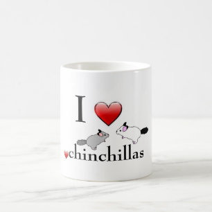 Sehr niedlich! Chinchilla-Kaffee-Tasse der Liebe I Kaffeetasse