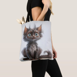 SEHR NIEDLICH GRAY LYKOI CAT TASCHE