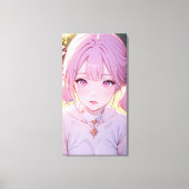 Sehr Niedliche Anime Art. Leinwanddruck (Vorderseite)