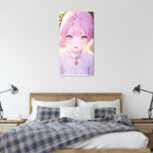 Sehr Niedliche Anime Art. Leinwanddruck (Insitu (Schlafzimmer))