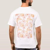 sehr niedliche Blume gestalten T - Shirt (Rückseite)