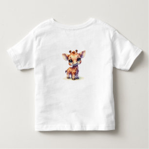 Sehr niedliche Giraffe Kleinkind T-shirt