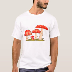 Sehr niedliche Pilzdesignkunst T-Shirt