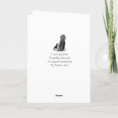 sehr niedlicher Beagle Welpe mit Mama Karte (Rückseite)