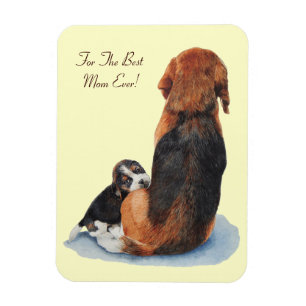 sehr niedlicher Beagle Welpenkuchen Magnet