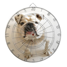 Sehr Niedlicher Bulldog Dartscheibe