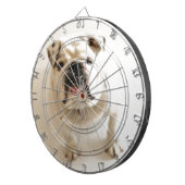 Sehr Niedlicher Bulldog Dartscheibe (Vorderseite rechts)