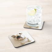 Sehr Niedlicher Bulldog Getränkeuntersetzer (Rechte Seite)