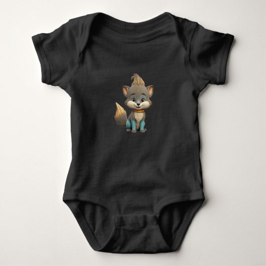 Sehr Niedlicher Fox Baby Strampler (Vorderseite)