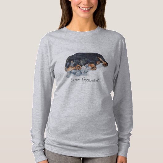 sehr niedlicher Hündin T-Shirt (Vorderseite)