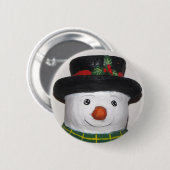 Sehr Niedlicher Schneeknopf Button (Vorne & Hinten)