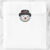 Sehr Niedlicher Snowman Sticker (Tasche)