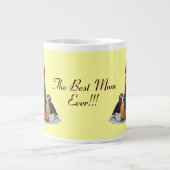 sehr niedlicher Welpenhund Beagle Jumbo-Tasse (Vorderseite)