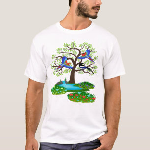 Sehr niedliches Design eines Kuckucks und eines Pa T-Shirt