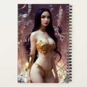 Sehr niedliches geisha Notebook Notizblock (Rückseite)